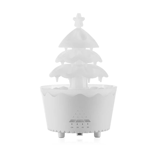 2024 New Design Aromatherapy Essential Oil Diffuser 360ML, Air Diffuser/Raindrop Humidifier, Suitable for Home Christmas Gift